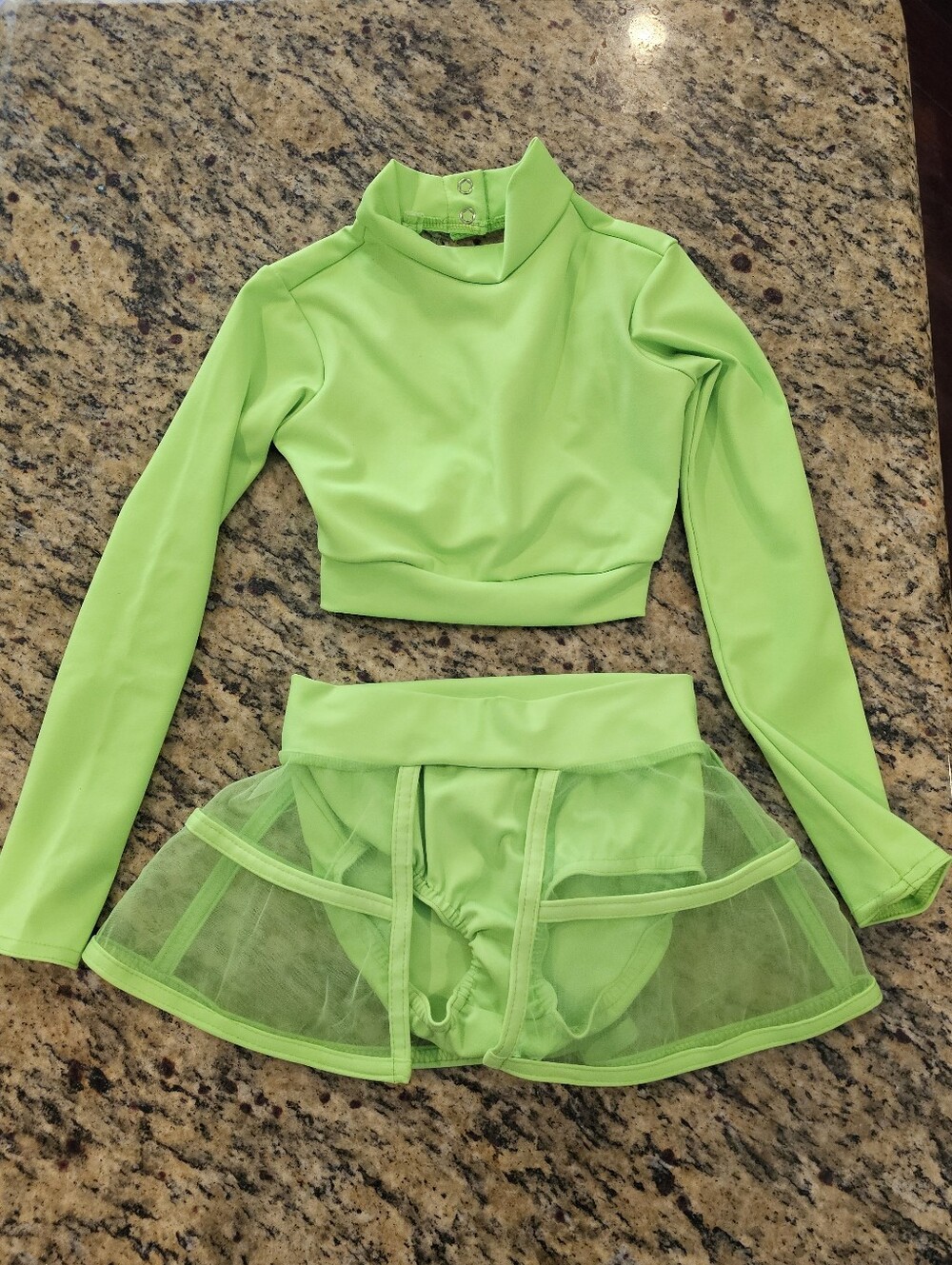 Lime Green Dance Costume
